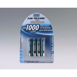 Ansmann NiMH Micro AAA 1000 - 4 blister