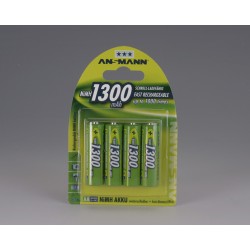 Ansmann NiMH Mignon AA 1300 - 4 blister