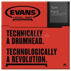 EVANS EC2S Frosted Tom Pack - Rock