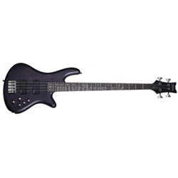 SCHECTER Stiletto Studio-4, Rosewood Fingerboard - See-Thru Black Satin