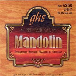 A250 SET MANDOLIN, PH BR, LT GHS