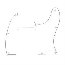 099-1355-000 PICKGUARD TELE WHT (WBM)