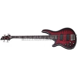 SCHECTER Hellraiser Extreme 4 LH Crimson Red Burst Satin