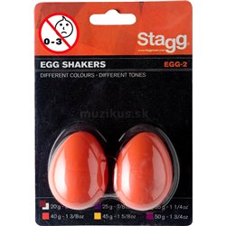 Stagg EGG-2 OR, pár vajíčok, oranžové 