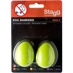 Stagg EGG-2 GR, pár vajíček, zelené