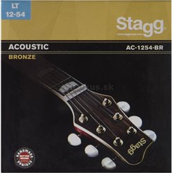 Stagg AC-1254-BR, sada strún 