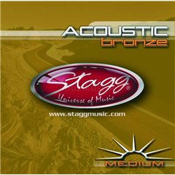 Stagg AC-1356-BR, sada strún 