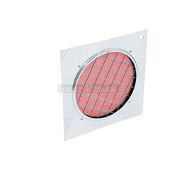 Dichrofiltr PAR-56 červený, strieborný rámik 