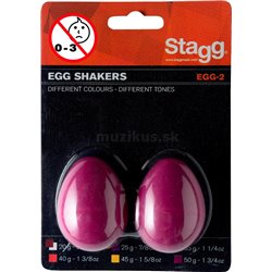 Stagg EGG-2 MG, pár vajíčok, fialové 