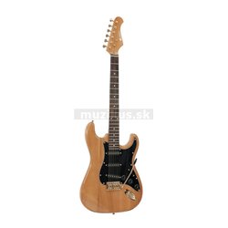 Dimavery ST-303, elektrická kytara, amber