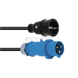PSSO kabel s redukcí CEES, 250 V, 16 A, 3x1,5 mm2, 1,5 m