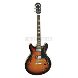Dimavery SA-610 jazzová gitara, vintage sunburst 