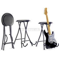 Stagg GIST-300, stolička skladacia s gitarovým stojanom 