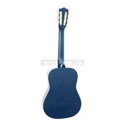 Dimavery AC-303 klasická gitara 1/2, modrá  2