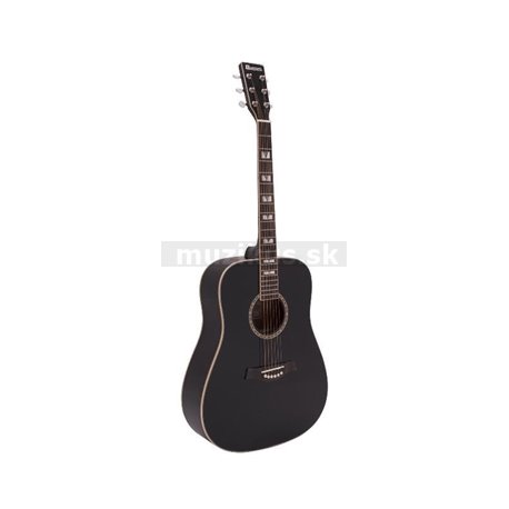 Dimavery STW-40 Western guitar, black
