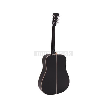 Dimavery STW-40 Western guitar, black