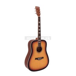 Dimavery STW-40 Western guitar, sunburst