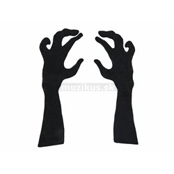 Halloween silueta rukou, 40cm