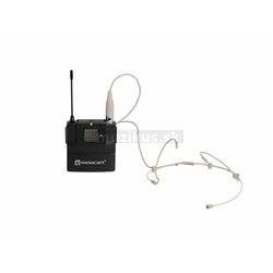 Relacart HM-800S, kapesní vysílač a náhlavní mikrofon