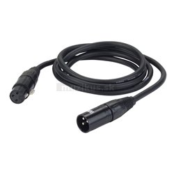 FL09 - DMX bal. XLR/M 3 p.  XLR/F 3 p.