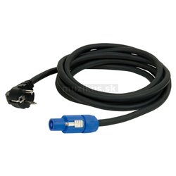 Schuko / Powercon cable. Length 2 meter 3x2,5mm