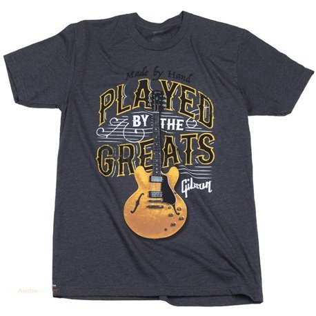 GIBSON Played By The Greats T-Shirt Charcoal S