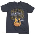 GIBSON Played By The Greats T-Shirt Charcoal S