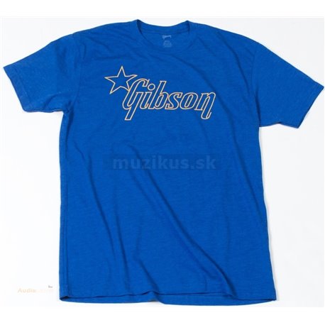GIBSON Star T-Shirt Blue XL