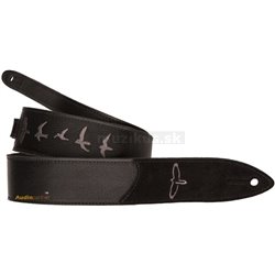 PRS Premium Leather Strap Black Birds