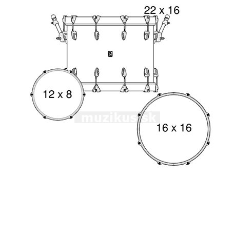 BDC Legend Rack Tom 6x 6" KK