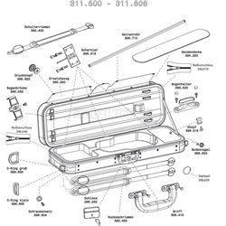 GEWA Made in Germany Pouzdro pro housle Strato Super Light Weight Náhradní přikrývka, Velour modrá 