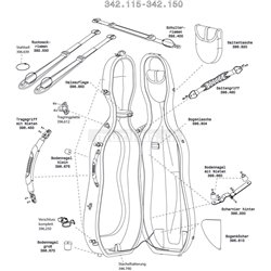GEWA Made in Germany Pouzdro pro čelo Idea Futura Kompletní systém 