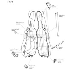 GEWA Made in Germany Pouzdro pro kontrabas Idea Mamut Uložení 