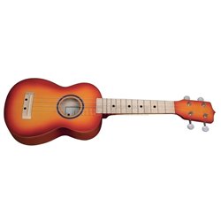 GEWA Sopran Ukulele Model 1 Žluto-červený Sunburst 