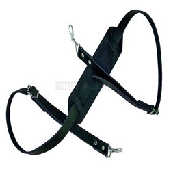 GEWA Popruh pro banjo F&S Kůže pro banjo, černý 