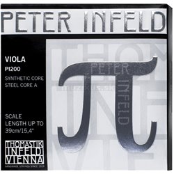 THOMASTIK STRINGS FOR VIOLA PETER INFELD SYNTETIC CORE G Synthetic/Silver PI23