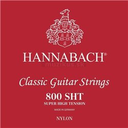 HANNABACH STRINGS FOR CLASSIC GUITAR SERIES 800 SUPER HIGH TENSION SILVER PLATED E1 8001SHT