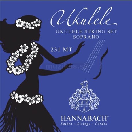 Hannabach Struny pro Ukulele Sada 230 