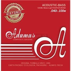 Adamas Struny pro akustický bas Adamas Phosphor Bronze Sada 4-string Med-Light 5300ML