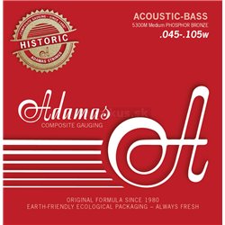 Adamas Struny pro akustický bas Adamas Phosphor Bronze Sada 4-string Med 5300M