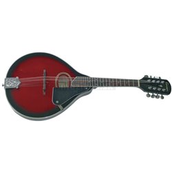 PURE GEWA Folk-Mandolína A–1 Oval Black Cherry 