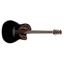 Ovation E – akustická kytara Celebrity Elite Mid Cutaway Černá CE44-5