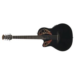 Ovation E – akustická kytara Celebrity Elite Mid Cutaway Černá CE44L-5