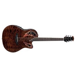 Ovation E – akustická kytara Celebrity Elite Plus Super Shallow Tiger Eye CE48P-TGE