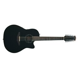 Ovation E – akustická kytara Standard Balladeer Deep Contour Cutaway 12-string Černá 2751AX-5