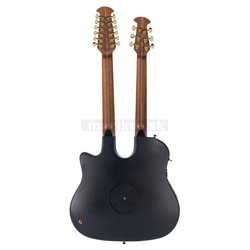 Ovation E – akustická kytara Elite Double Neck Signature Richie Sambora Super Shallow Černá RSE225-5