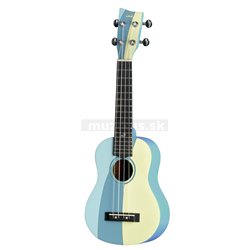 GEWA Sopran Ukulele Manoa Waimea W-SO-BL Sopran Tropical Waves
