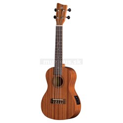 GEWA Koncertní E-akustické Ukulele Manoa Kaleo K-CO-LH-E E-A Concert: levoruký model Sapelli matt