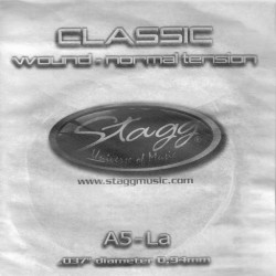 Stagg CLN-A5W, struna "A", normálne pnutie 