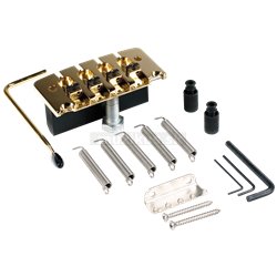 Hipshot 4-String Bass Tremolo, .750 / 19 mm Spacing -  Gold